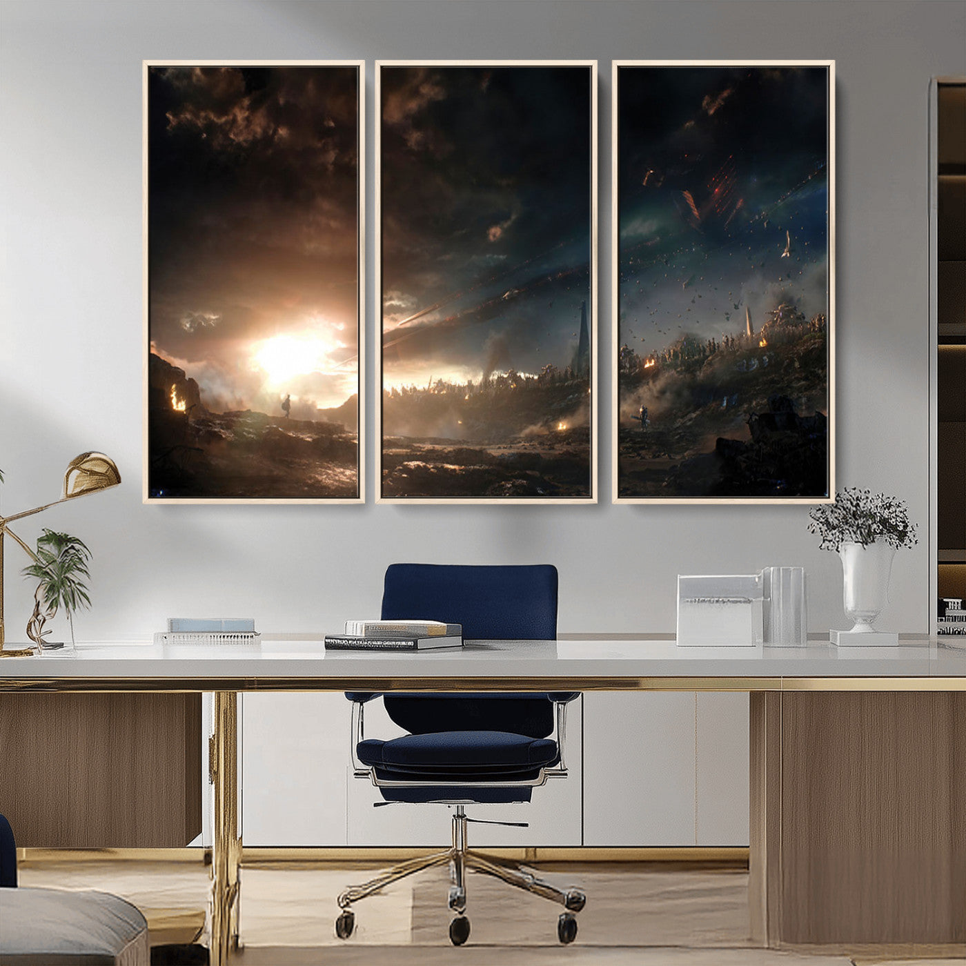 MGV-FC-48X32-3P - Avengers Planet Wall Art Canvas Print