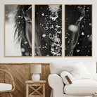 73281-MGV-CV-36X24-Winter Horse Snow Wall Art Canvas Print