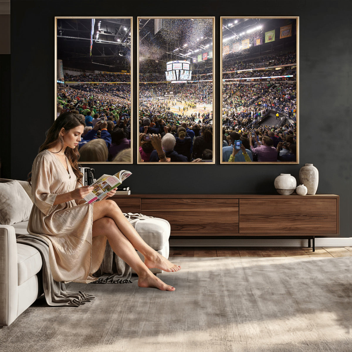 66251-MGV-CV-36X24 - Bridgestone Arena Wall Art Canvas, Nashville Predators