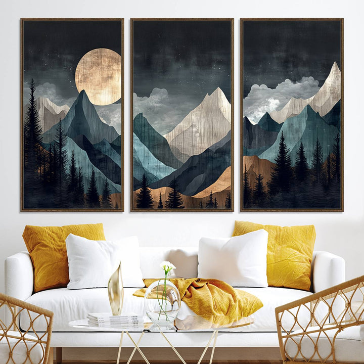 Framed Wall Art Canvas Print