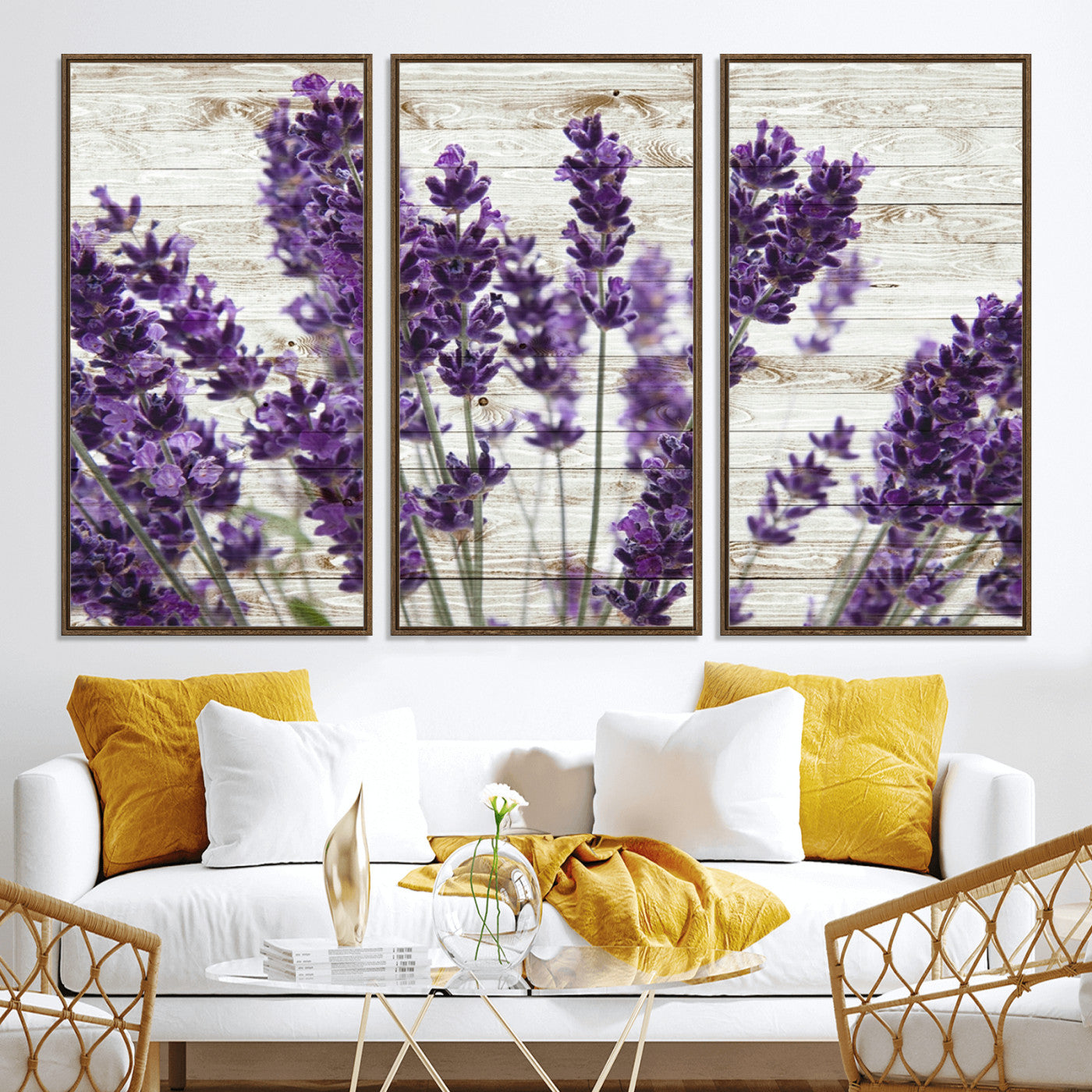 21208-MGV-CV-36X24-Lavender Herb Wall Art Canvas Print