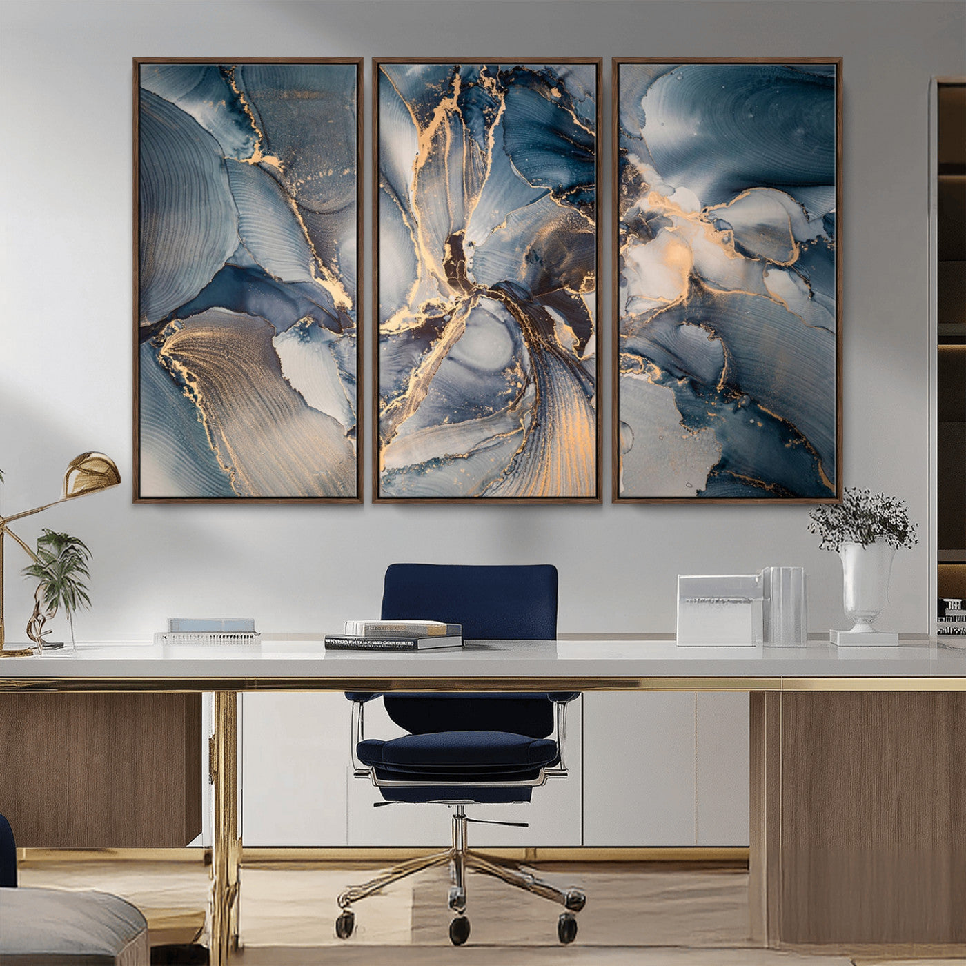 MGV-FC-48X32-3P - Abstract Wall Art Canvas Print for Modern Home Decor