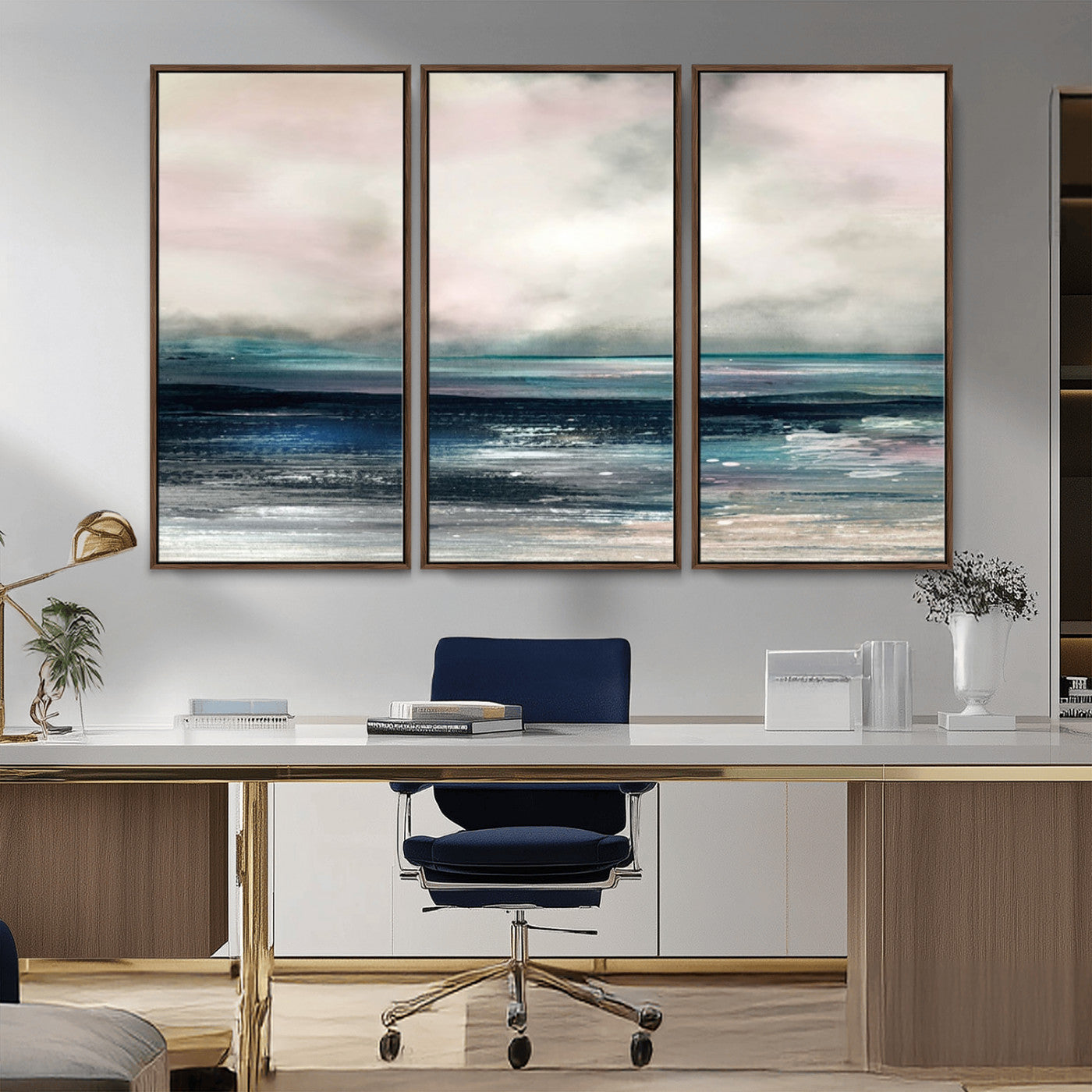 MGV-FC-48X32-3P - Contemporary Abstract Wall Art Canvas Print