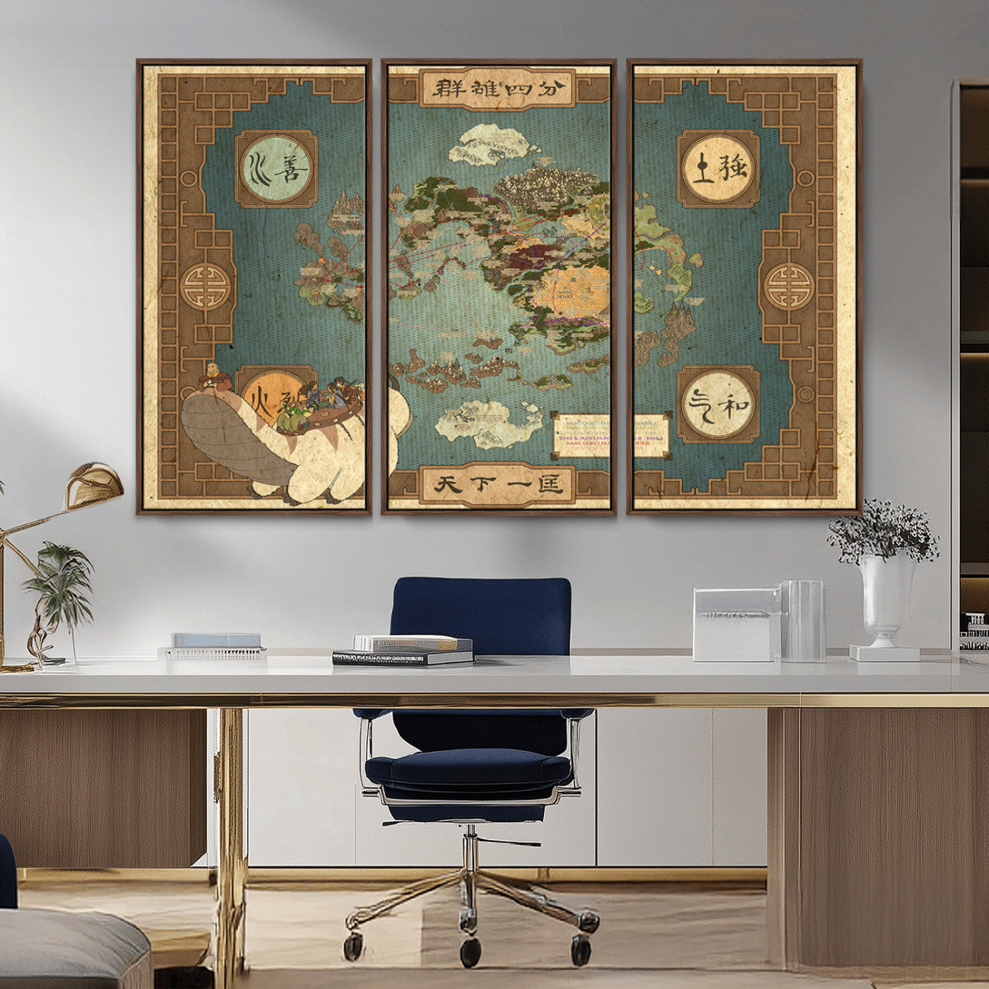 MGV-FC-48X32-3P - Push Pin World Map Canvas Print – Framed Wall Art for Couples to Track Their Travels – Anniversary