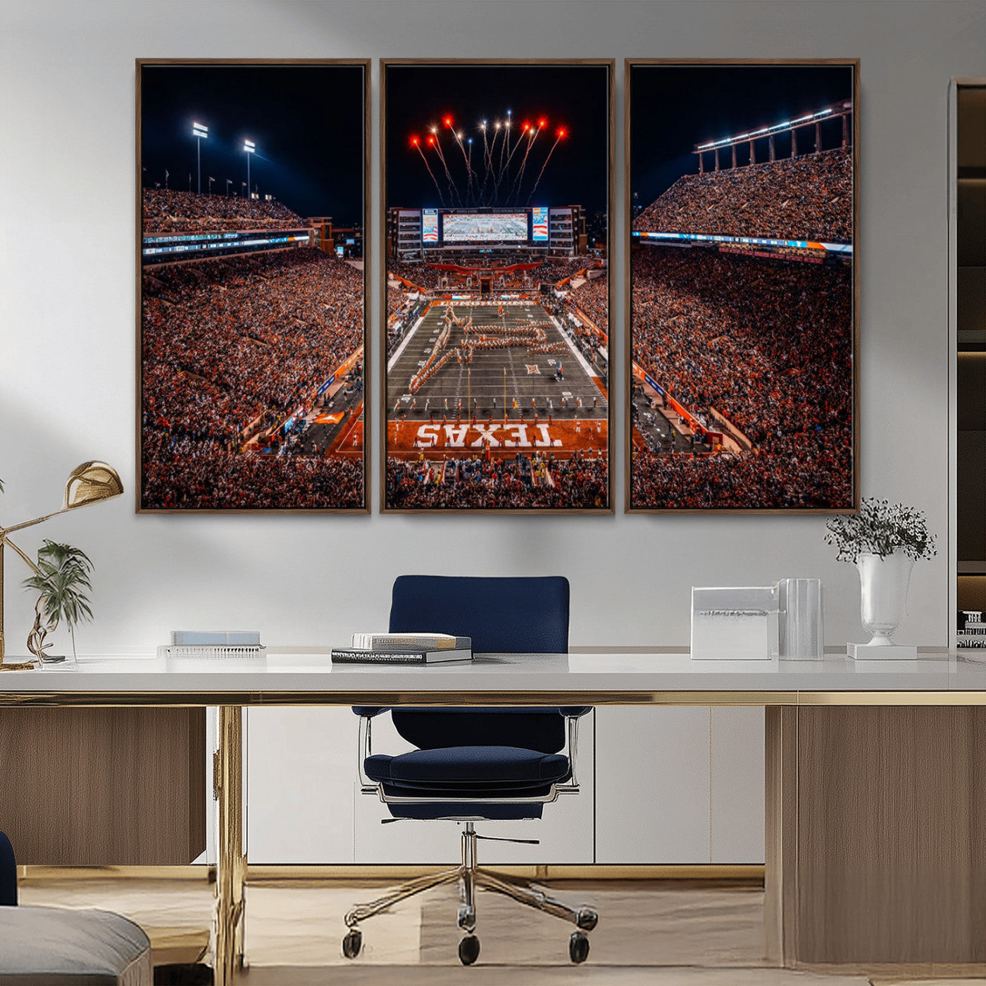 MGV-FC-48X32-3P - Texas Memorial Stadium Wall Art Canvas Print