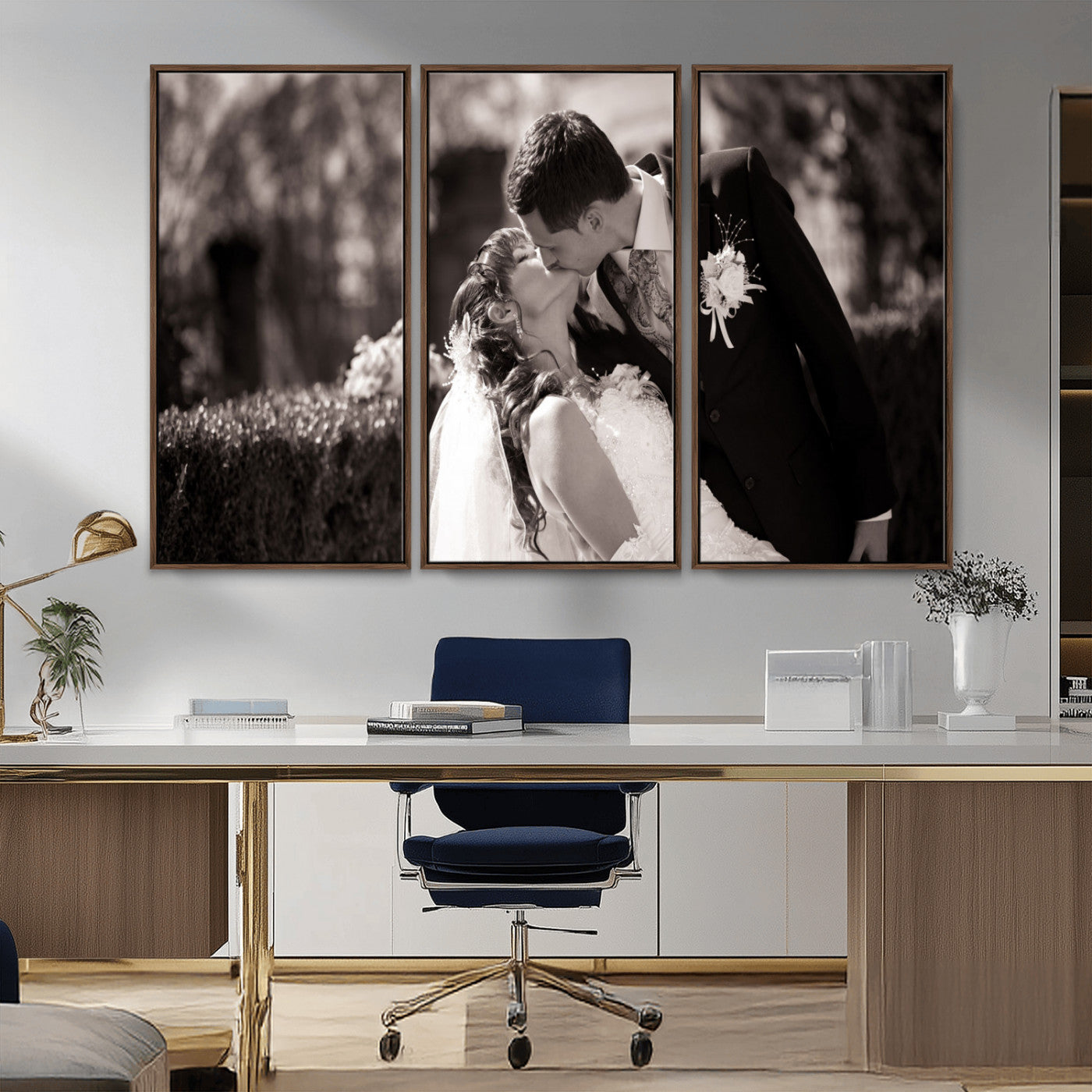 MGV-FC-48X32-3P - Create Your Own Photo Canvas Print - Personalized Wall Art for Home Decor Wall Art Print, Create