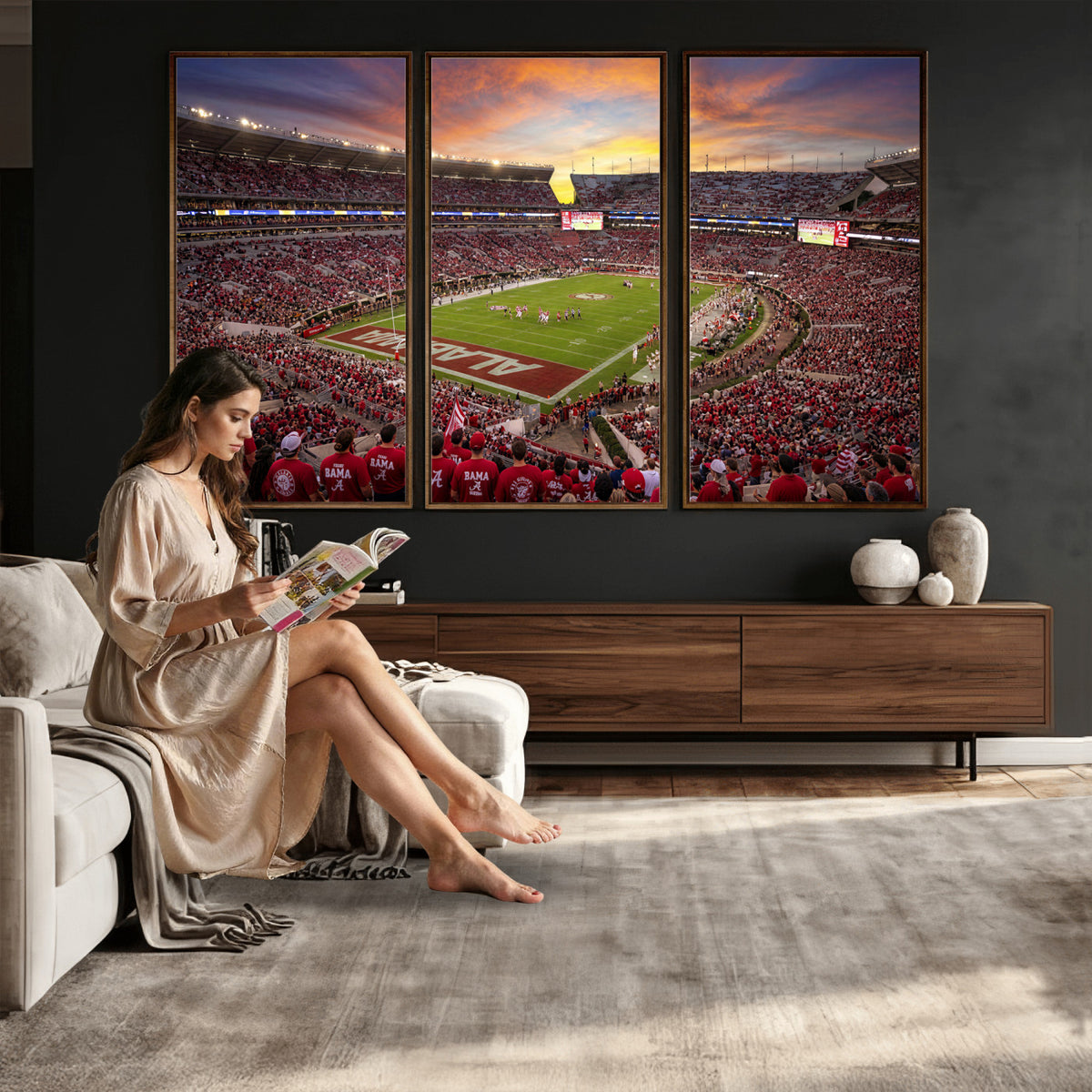 41995919-MGV-CV-36X24 - Stadium Wall Art Canvas Print