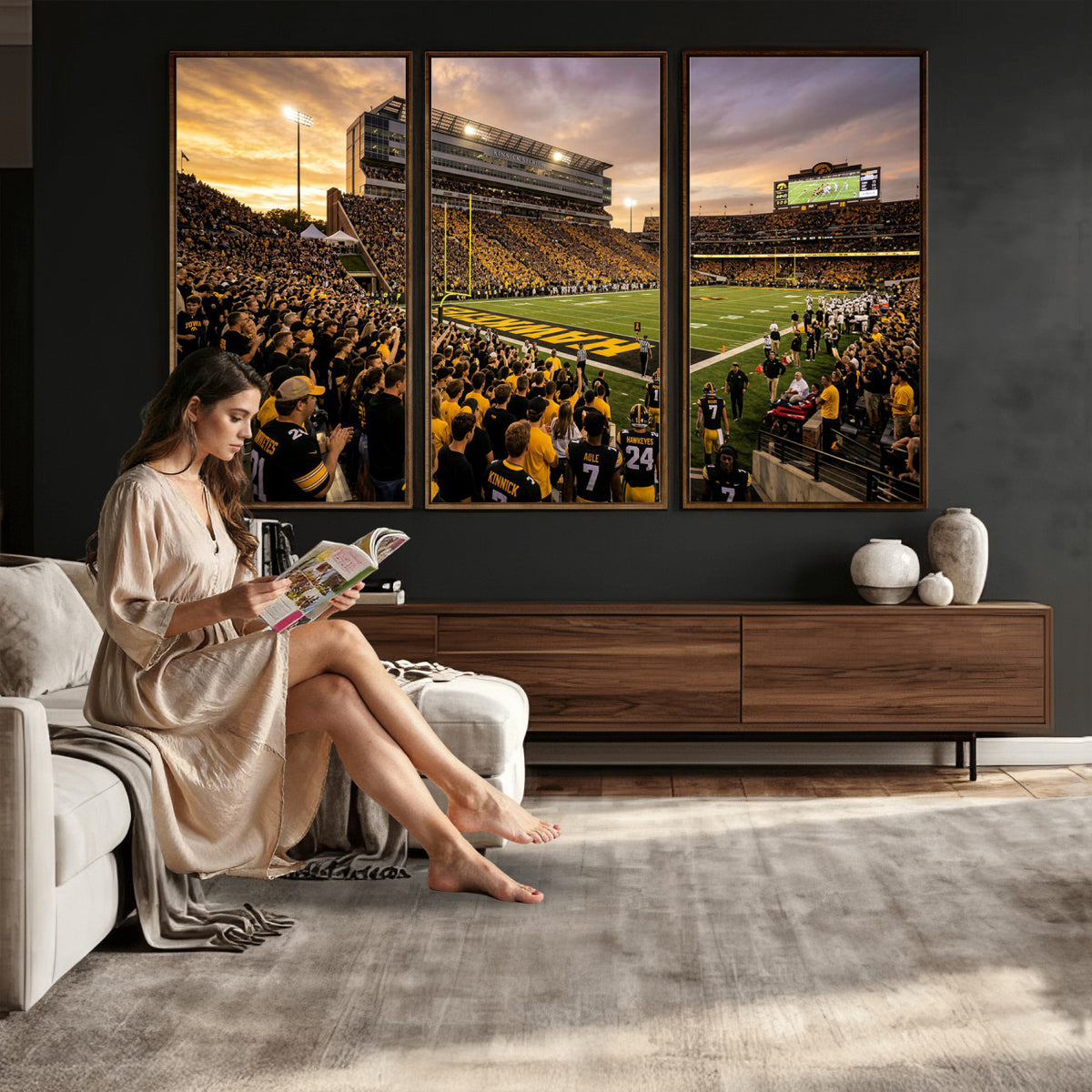 60847729-MGV-CV-36X24 - Stadium Wall Art Canvas Print