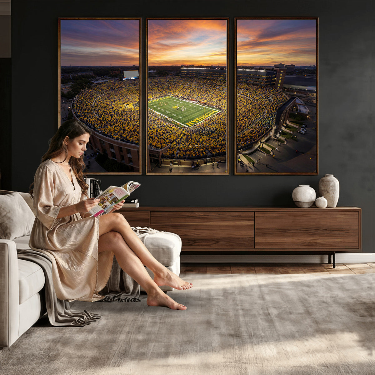 64902586-MGV-CV-36X24 - Stadium Wall Art Canvas Print