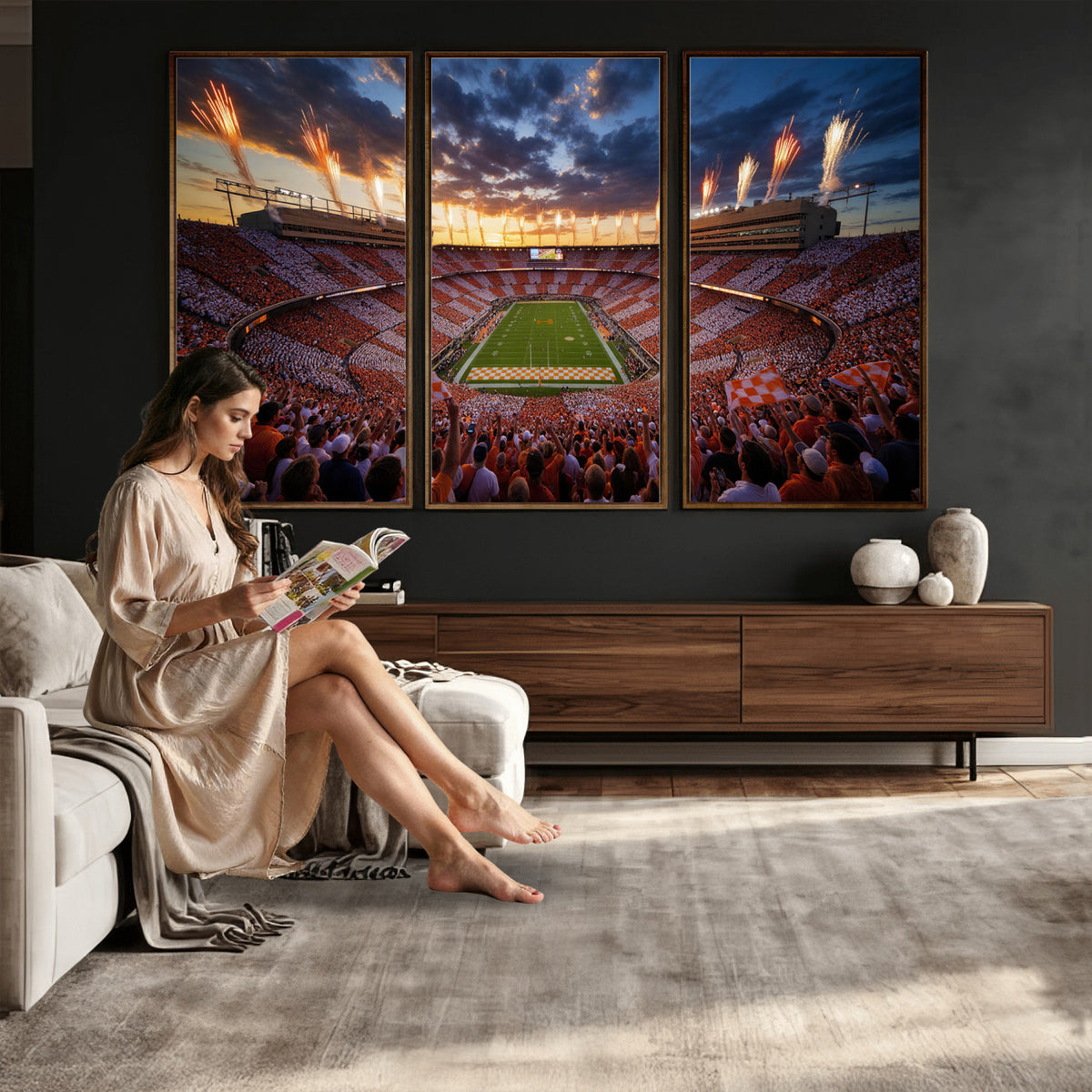 29672818-MGV-CV-36X24 - Stadium Wall Art Canvas Print