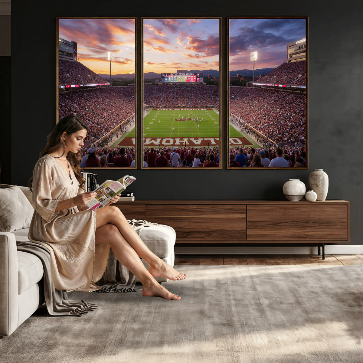 18509931-MGV-CV-36X24 - Stadium Wall Art Canvas Print