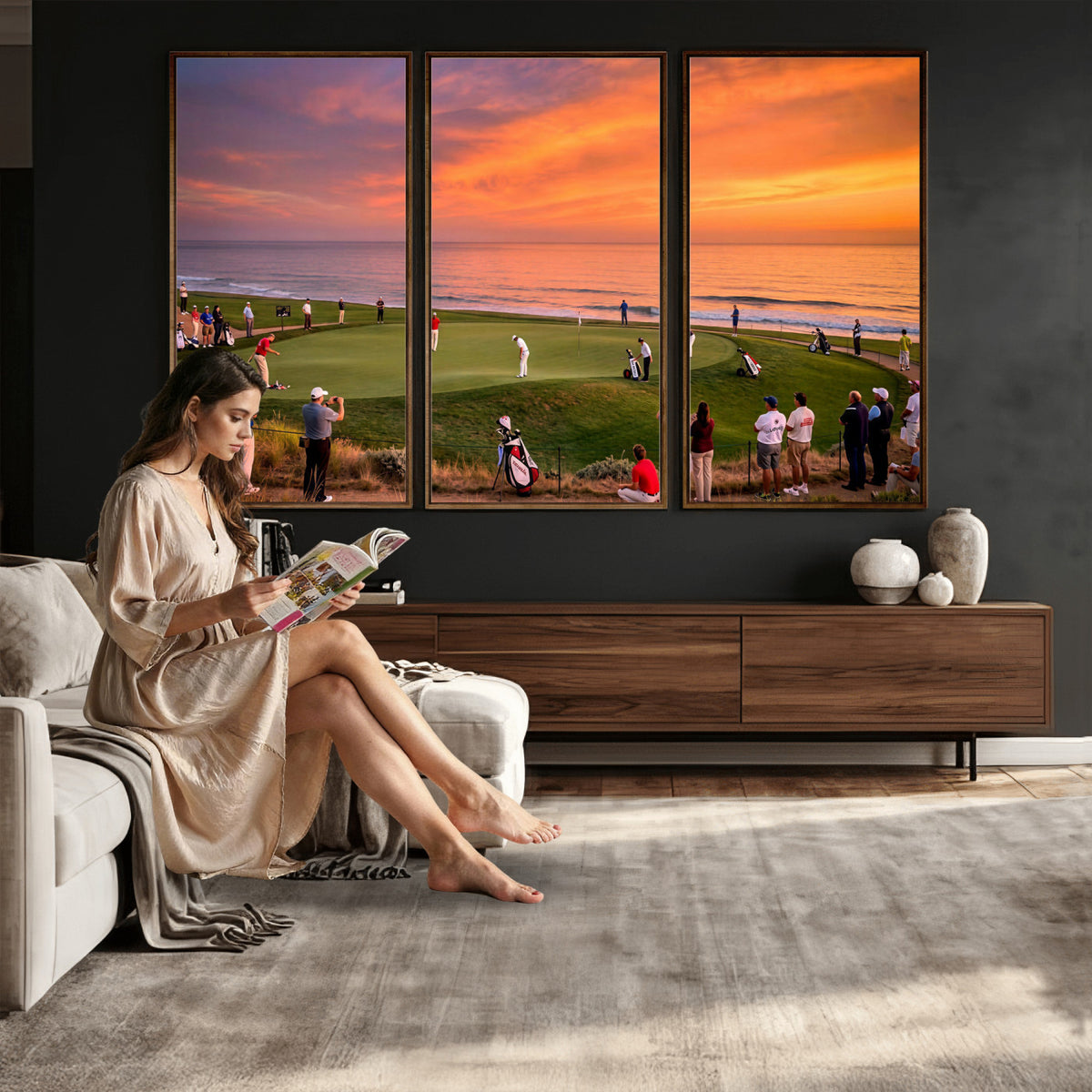 57561775-MGV-CV-36X24 - Stadium Wall Art Canvas Print