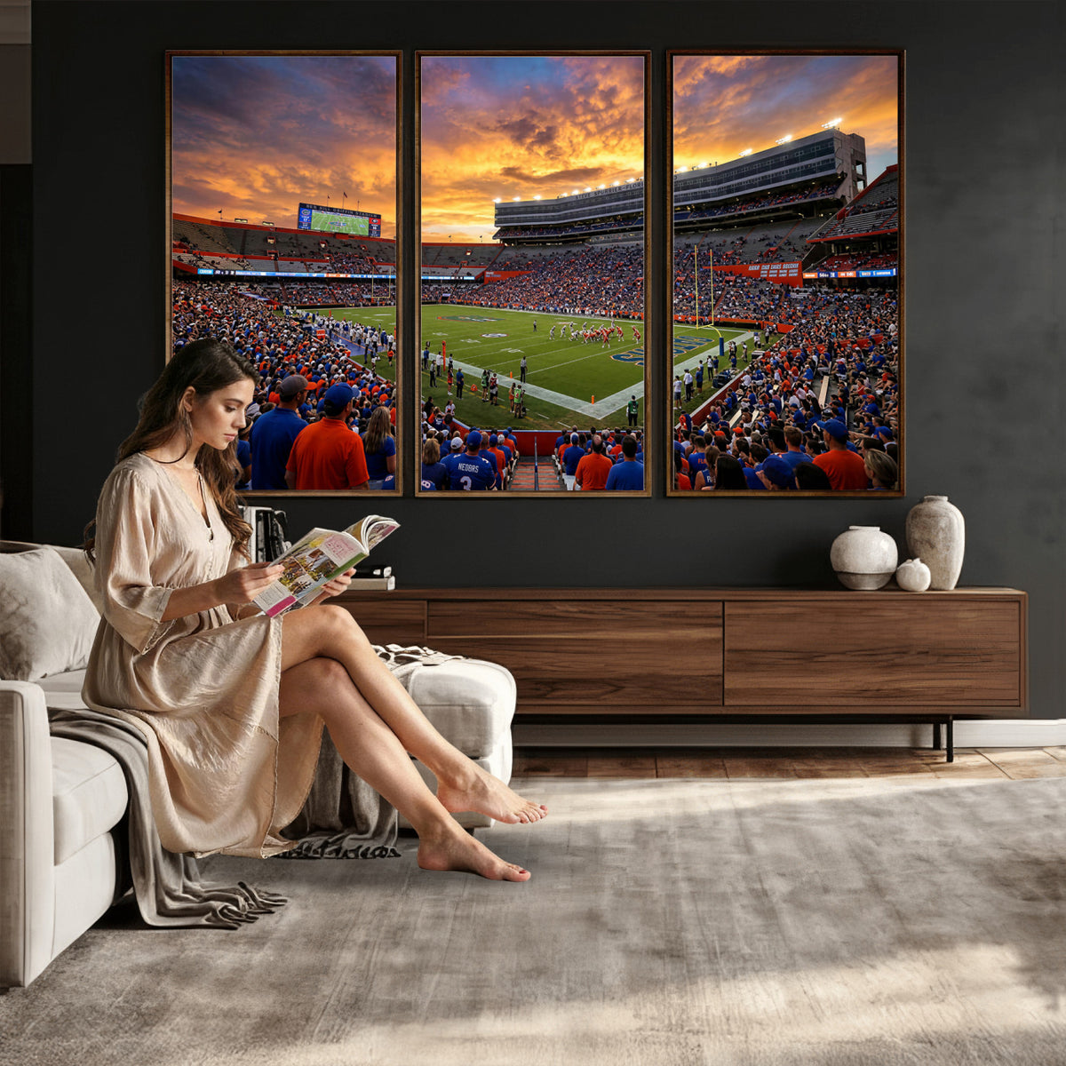 23829865-MGV-CV-36X24 - Stadium Wall Art Canvas Print