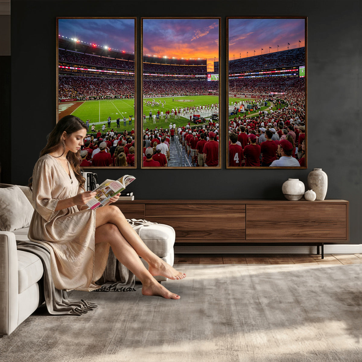 47822048-MGV-CV-36X24 - Stadium Wall Art Canvas Print
