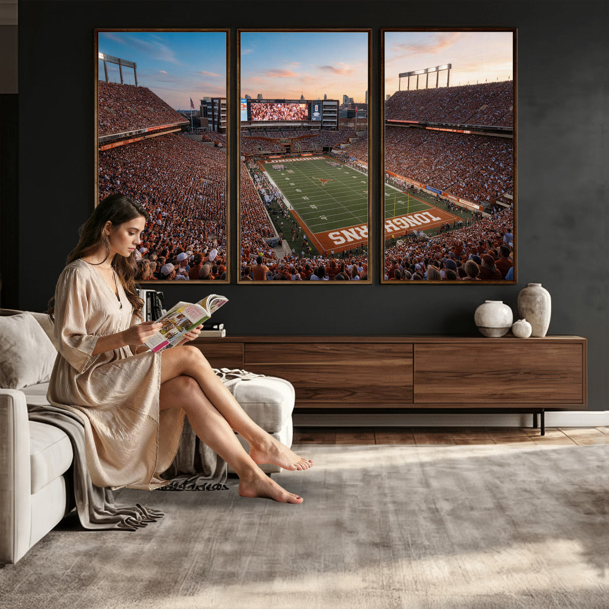 41187139-MGV-CV-36X24 - Stadium Wall Art Canvas Print