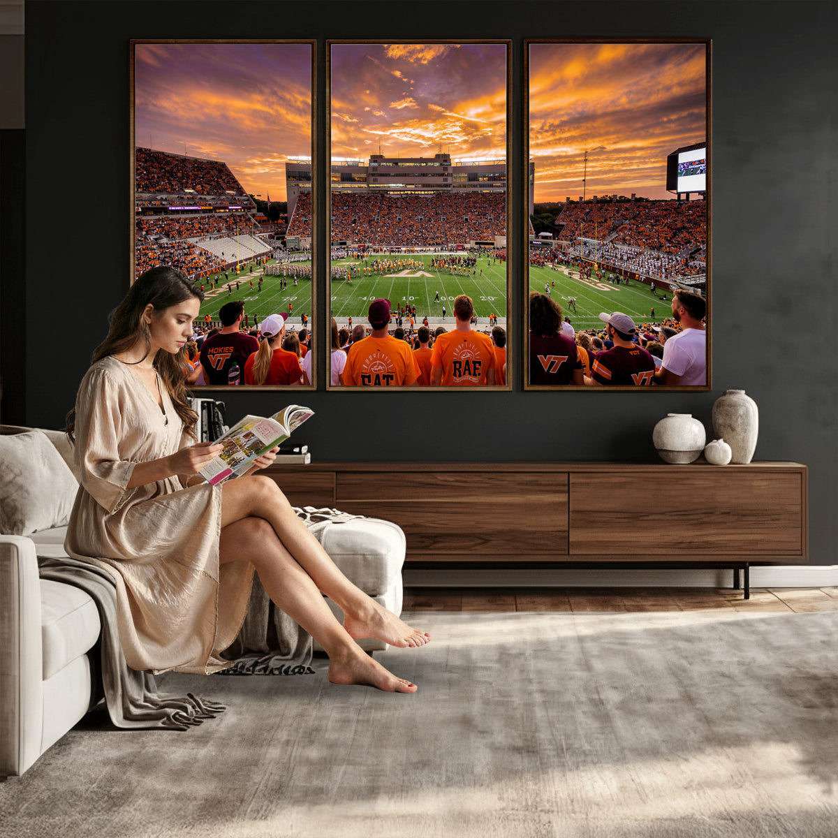 25873880-MGV-CV-36X24 - Stadium Wall Art Canvas Print
