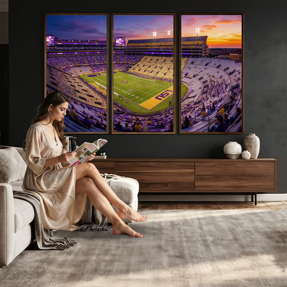 21378512-MGV-CV-36X24 - Stadium Wall Art Canvas Print