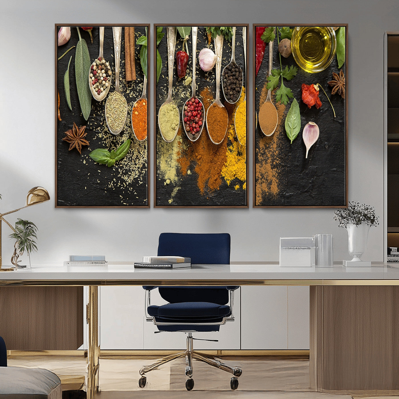 MGV-FC-48X32-3P - Spices Wall Art Canvas Print