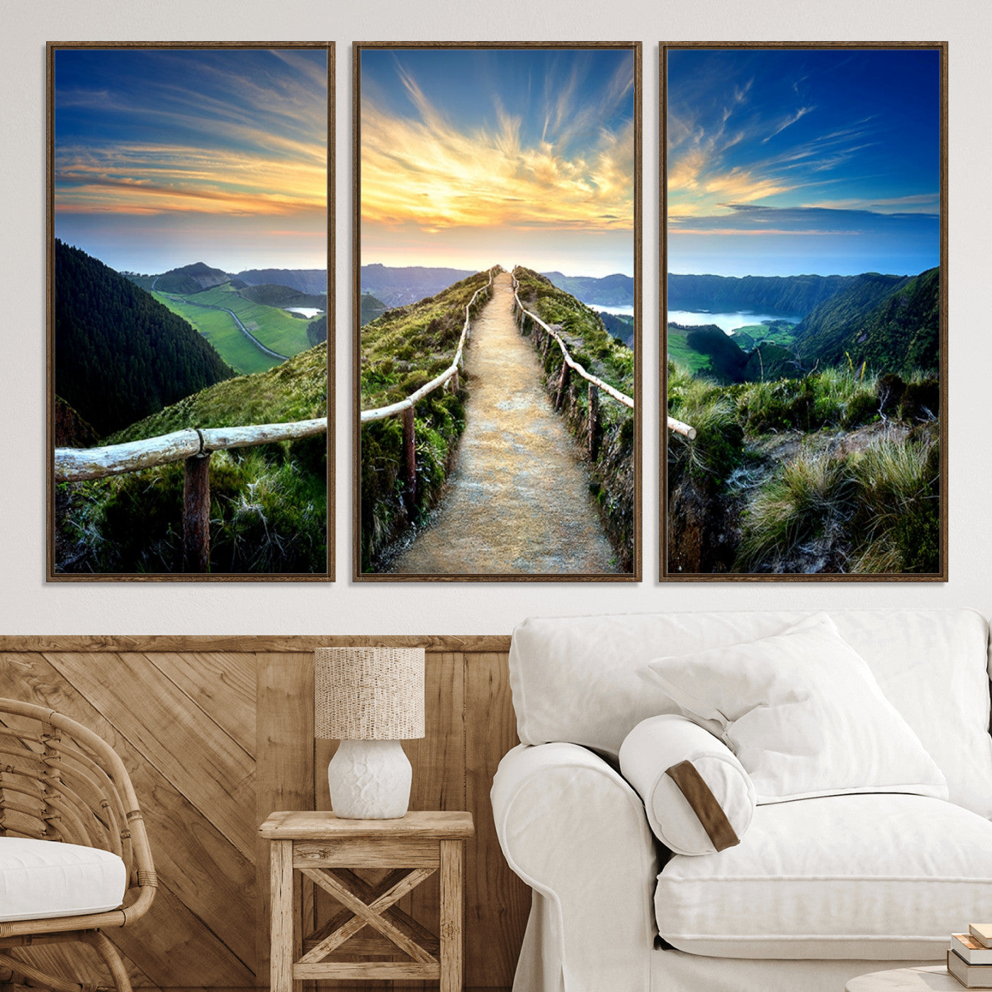 58887-MGV-CV-36X24-Mountain Landscape Wall Art Canvas Print