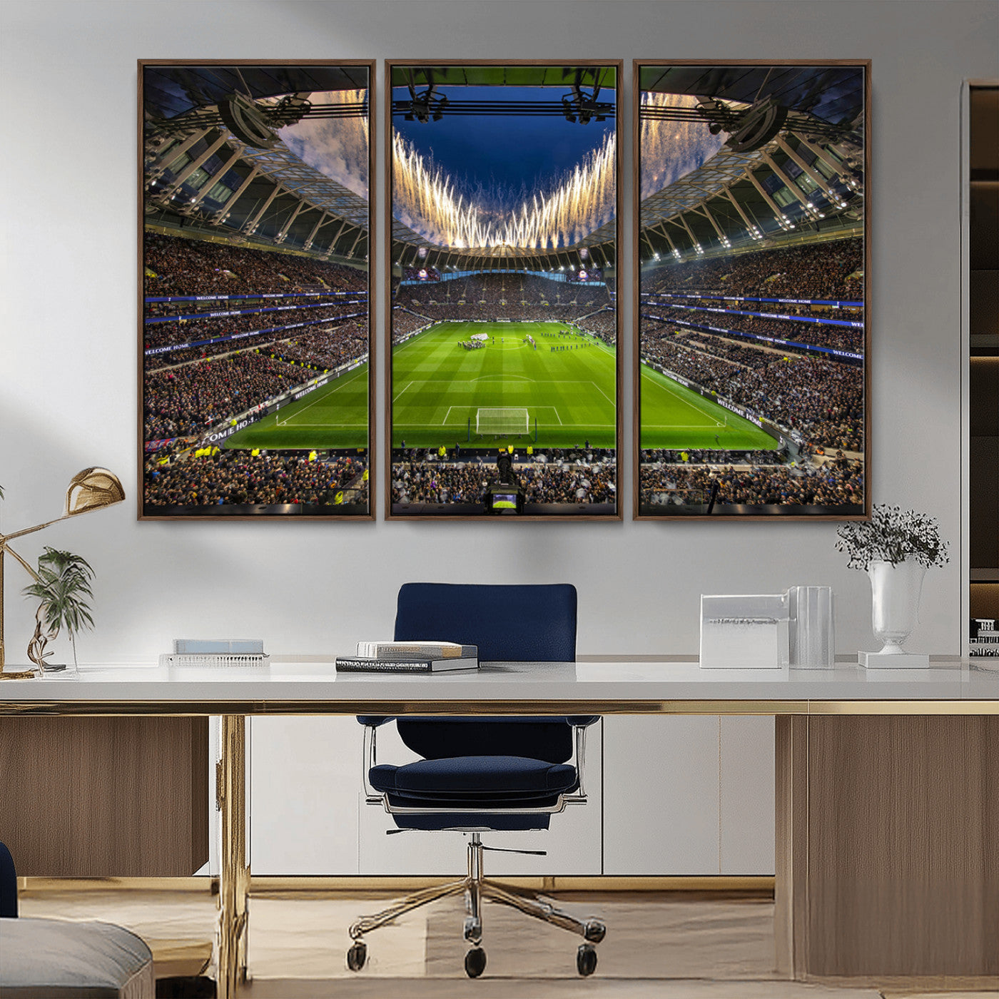 MGV-FC-48X32-3P - Tottenham Hotspur Football Team Print - London Tottenham Hotspur Stadium Wall Art Canvas Print
