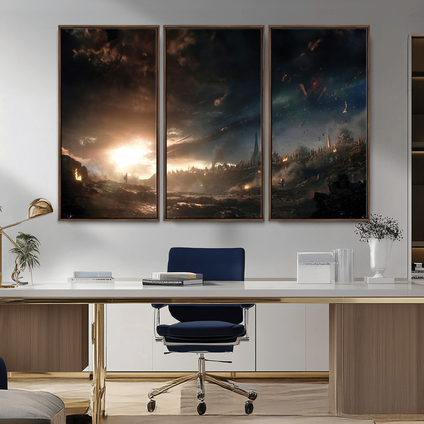 MGV-FC-48X32-3P - Avengers Planet Wall Art Canvas Print