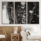 73281-MGV-CV-36X24-Winter Horse Snow Wall Art Canvas Print