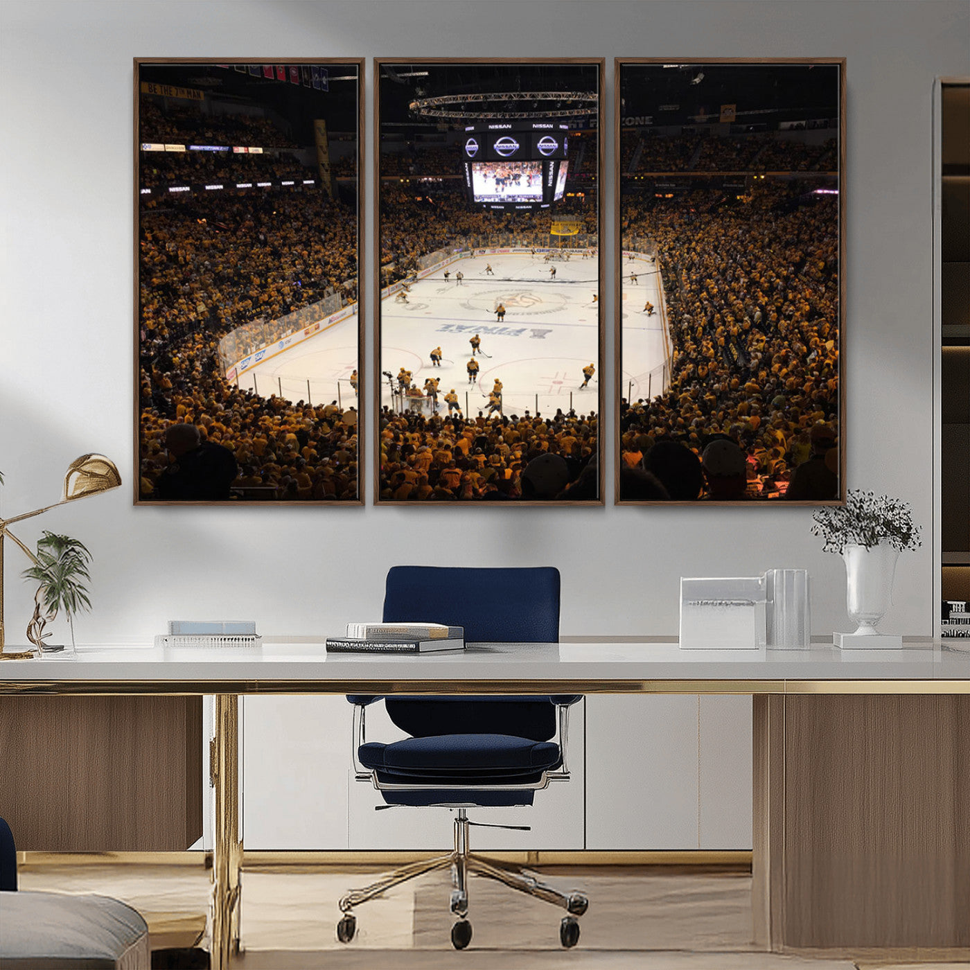 MGV-FC-48X32-3P - Bridgestone Arena - Nashville Predators Hockey Team Print - Nashville Wall Art Canvas Print