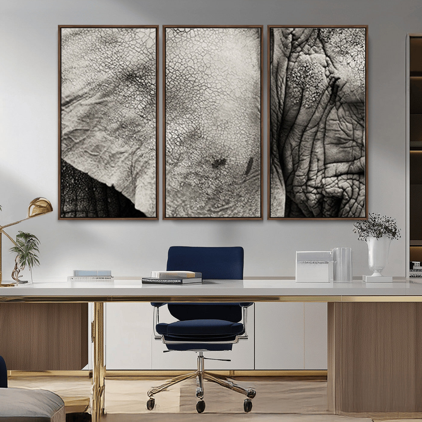 MGV-FC-48X32-3P - Elephant Wall Art Canvas Print