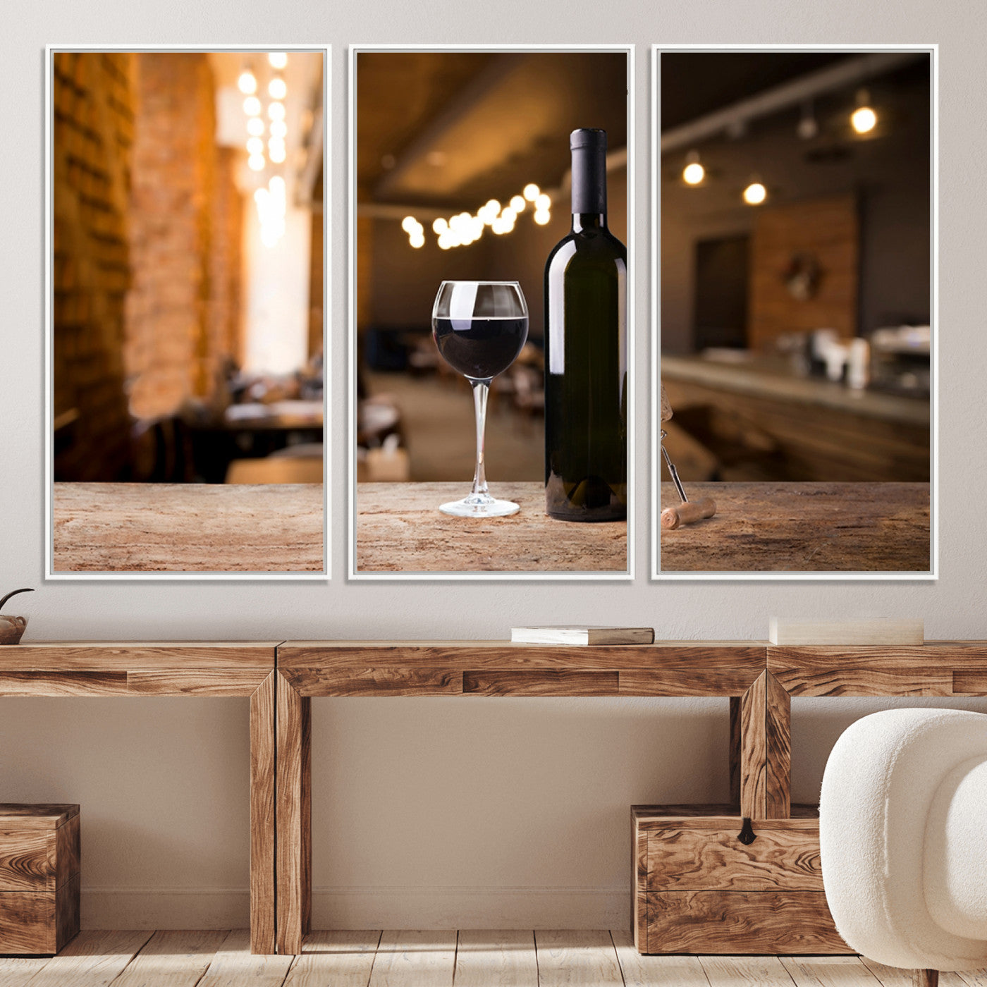 85278-MGV-CV-36X24-Wine and Bottle Wall Art Canvas Print