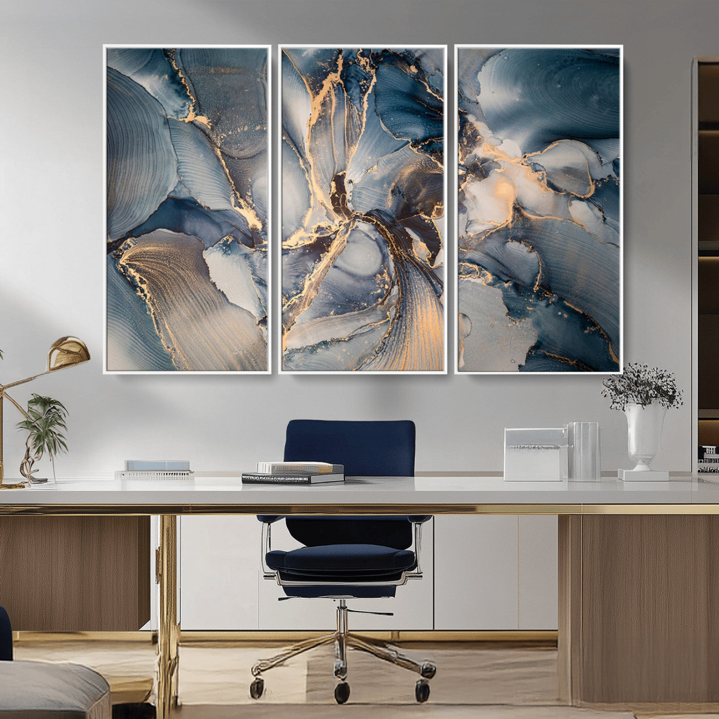 MGV-FC-48X32-3P - Abstract Wall Art Canvas Print for Modern Home Decor
