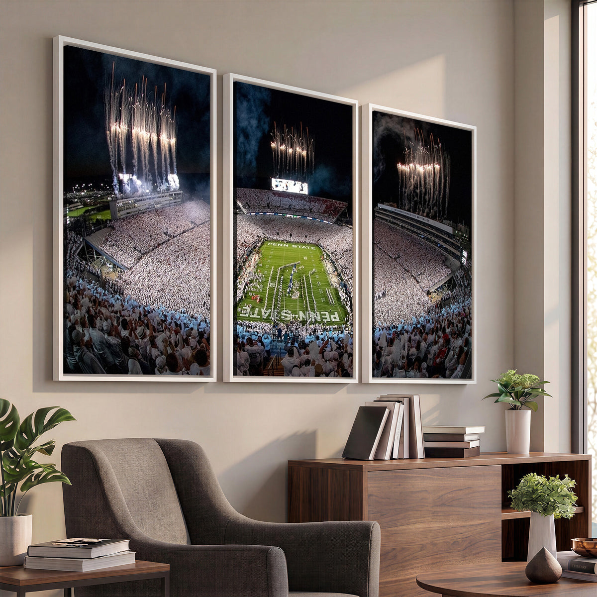11391-MGV-CV-36X24 - Penn State Football Wall Art Canvas Print