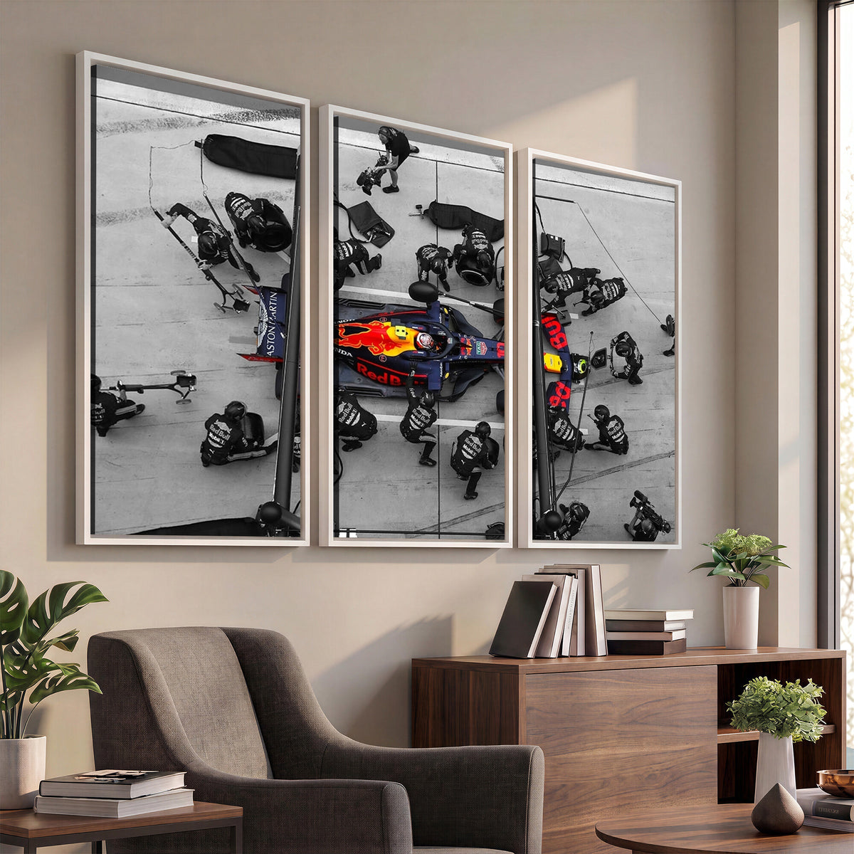 RedBull-MGV-CV-36X24 - Red Bull Formula 1 Canvas Wall Art Print