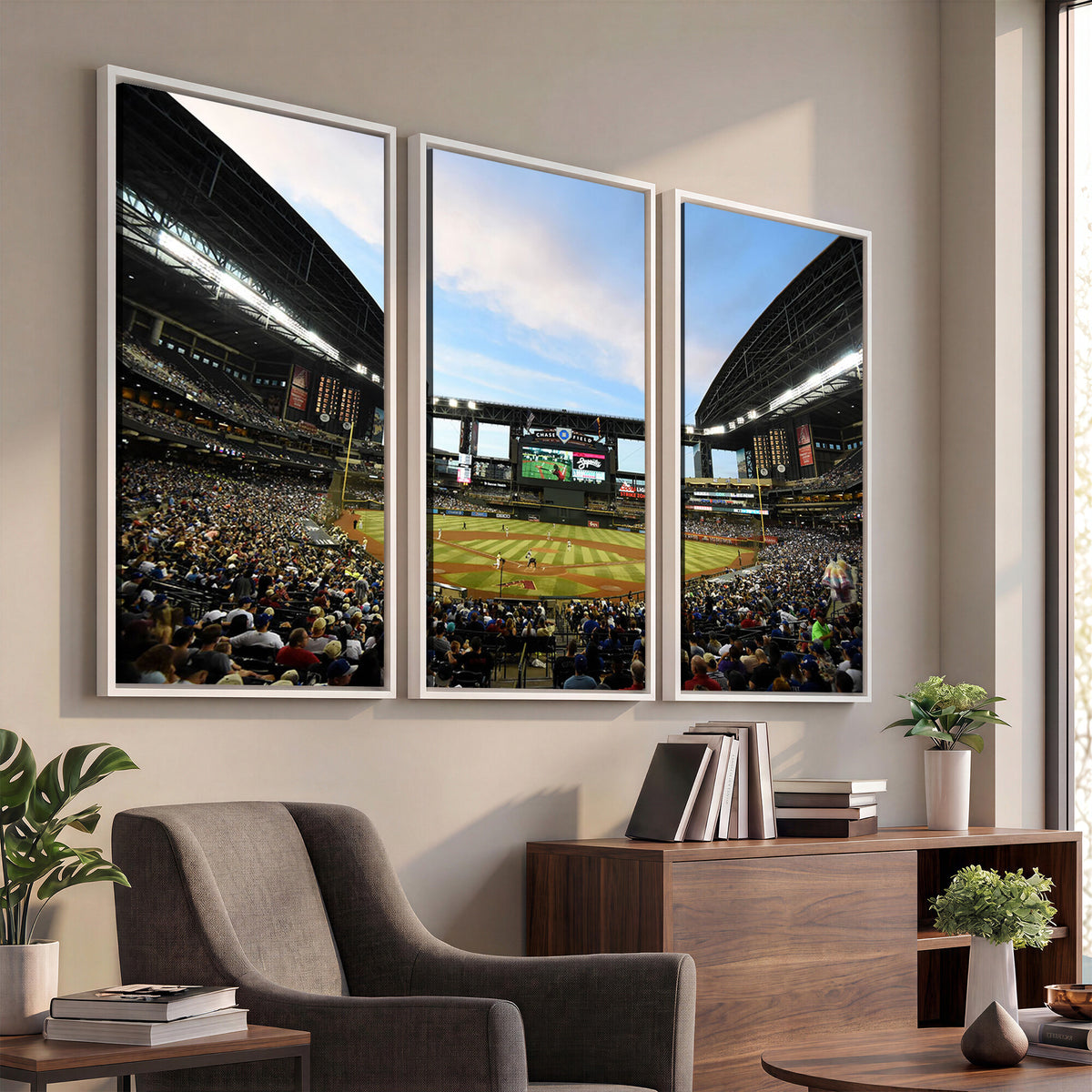 92672-MGV-CV-36X24 - Arizona Diamondbacks Team Print - Phoenix Chase Field