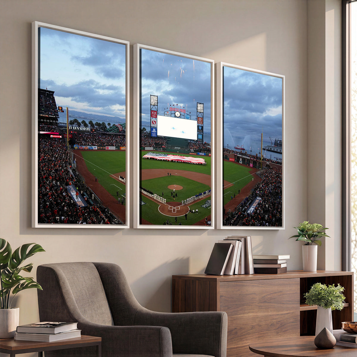 44631-MGV-CV-36X24 - Oracle Park San Francisco Giants Wall Art | Oracle Park Stadium Canvas Print