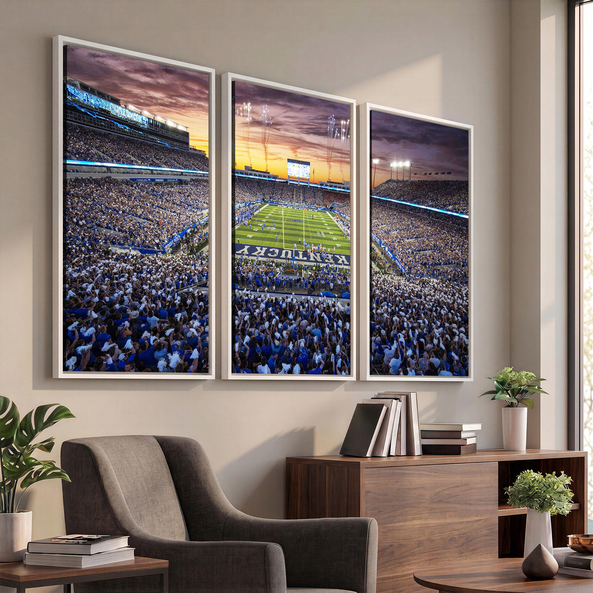 78524-MGV-CV-36X24 - Kroger Field Wall Art Print, Kentucky Stadium Wall Art