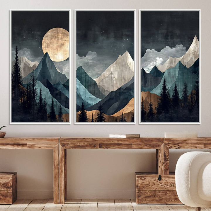 Framed Wall Art Canvas Print