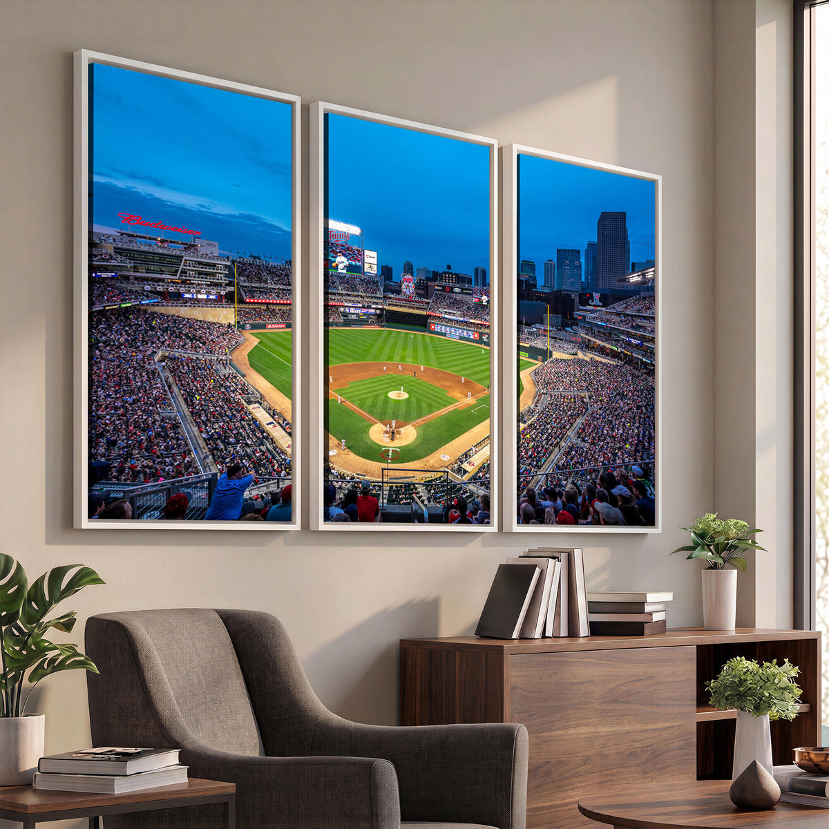 77273035-MGV-CV-36X24 - Target Field Stadium Wall Art Canvas Print, Minnesota Twins