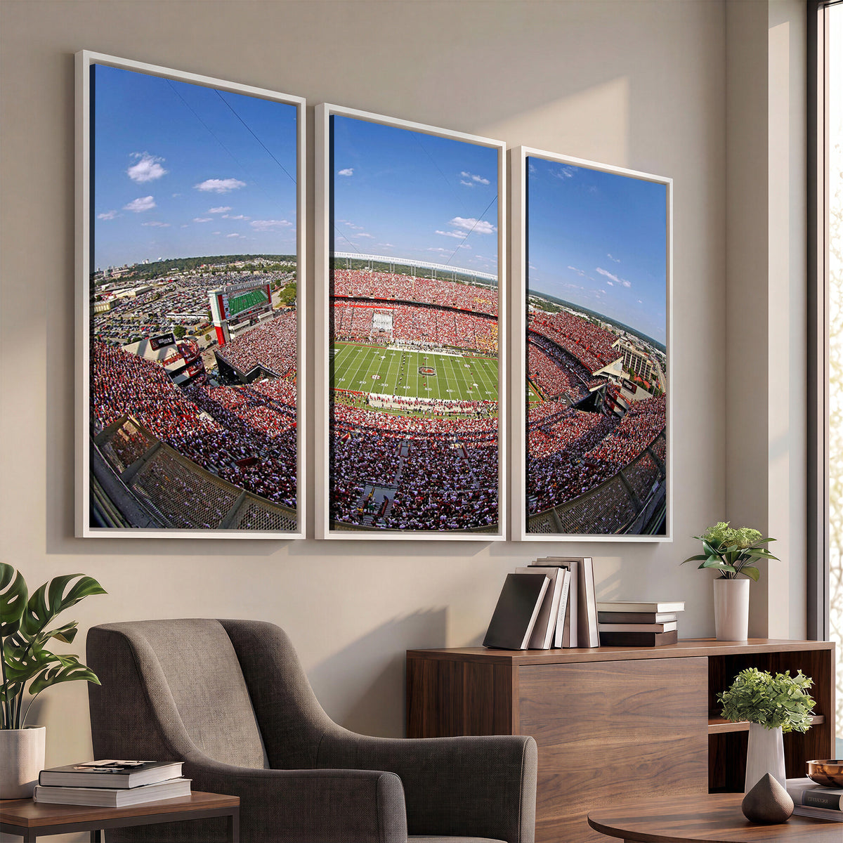 29492070-MGV-CV-36X24 - William Brice Stadium Wall Art Canvas Print, Stadium Crowd on Football Game Day