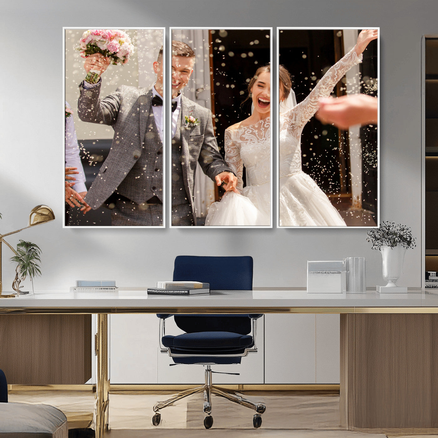 Framed Create Your Canvas Print - Personalized Wall Art for Home Decor Wall Art Print, Create Your Own Photo Canvas Print