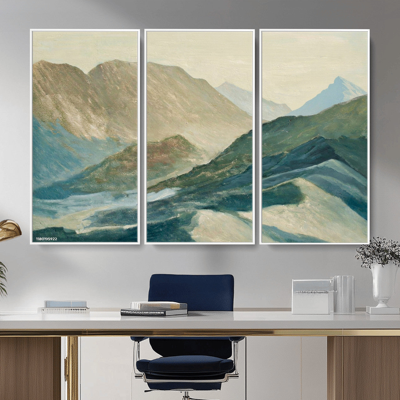 33629523-MGV-CV-36X24 - Shemelina Mountain Landscape, Mountains at Dawn Wall Art Canvas Print