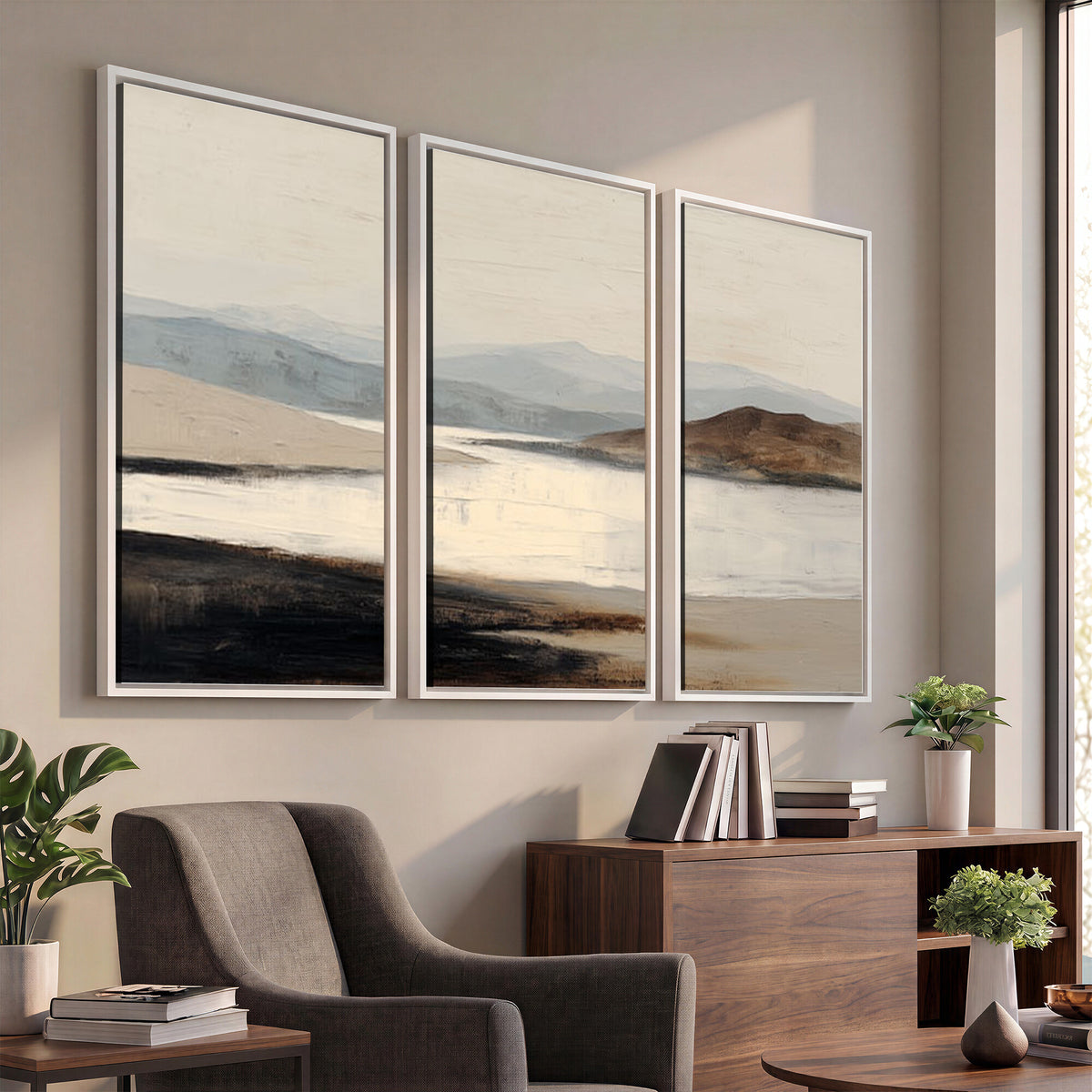 36873679-MGV-CV-36X24 - Modern Abstract Landscape Canvas Wall Art, Minimalist Nature Printing