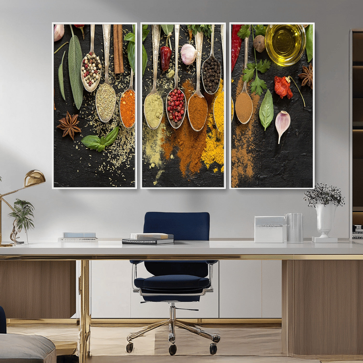MGV-FC-48X32-3P - Spices Wall Art Canvas Print