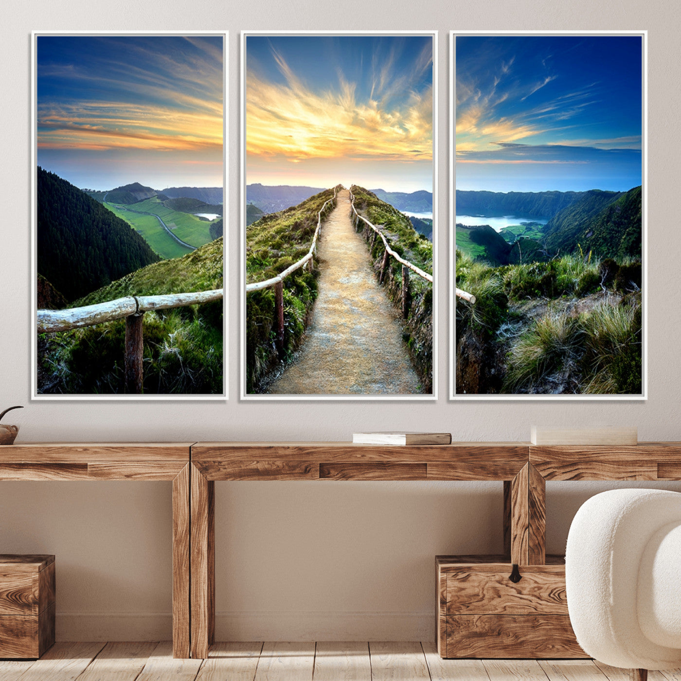 58887-MGV-CV-36X24-Mountain Landscape Wall Art Canvas Print