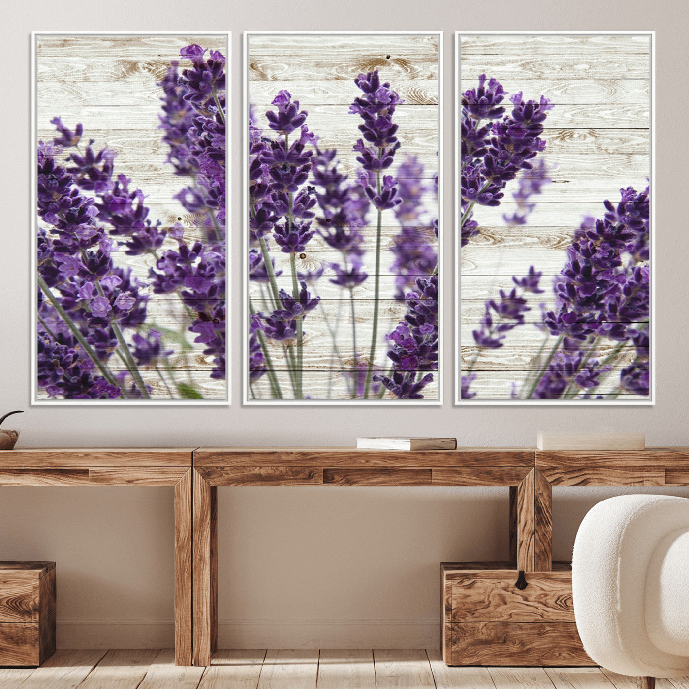 35576-MGV-CV-36X24-Lavender Canvas Wall Art Flower Print