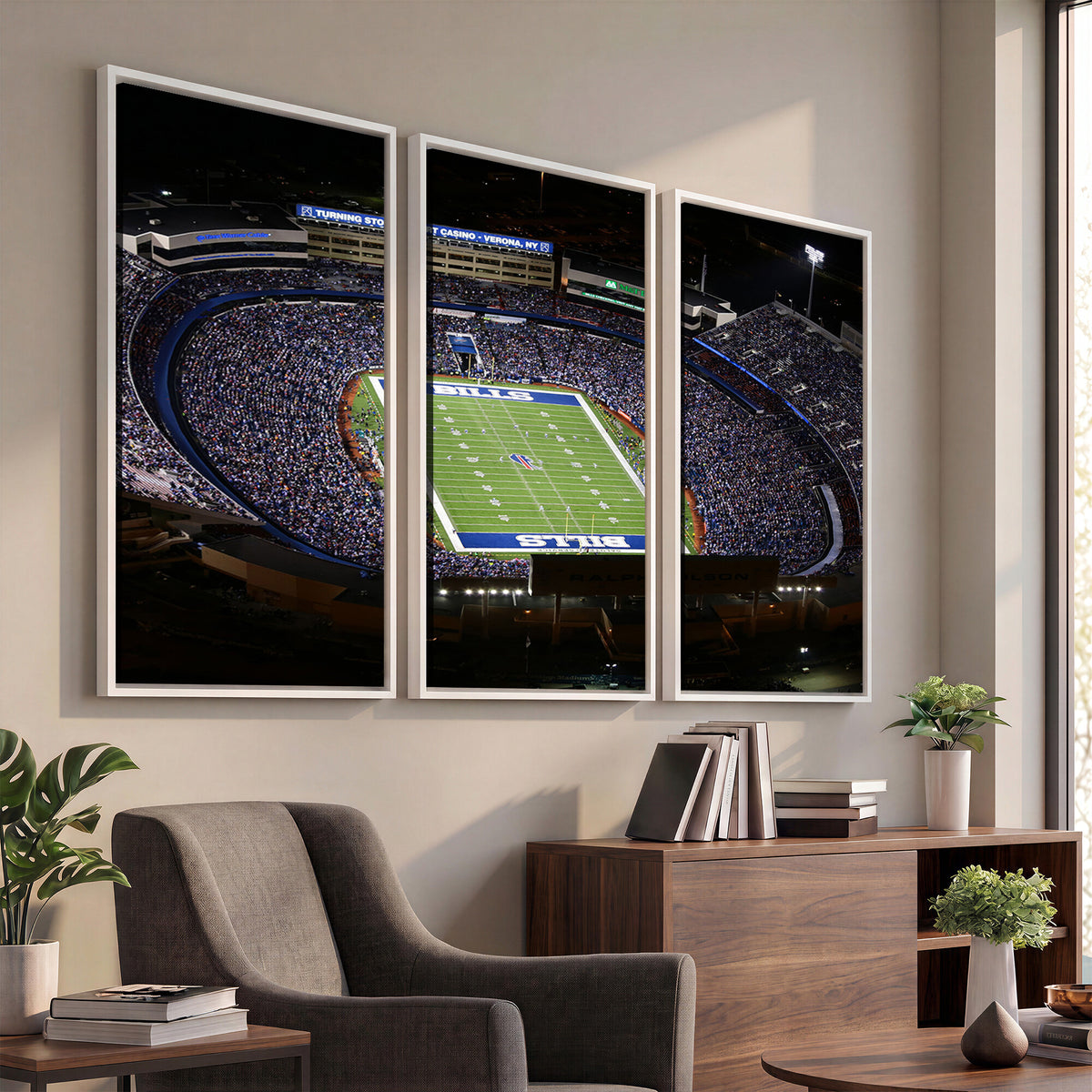 19030-MGV-CV-36X24 - Buffalo Bills NFL Football Team Print, Highmark Stadium