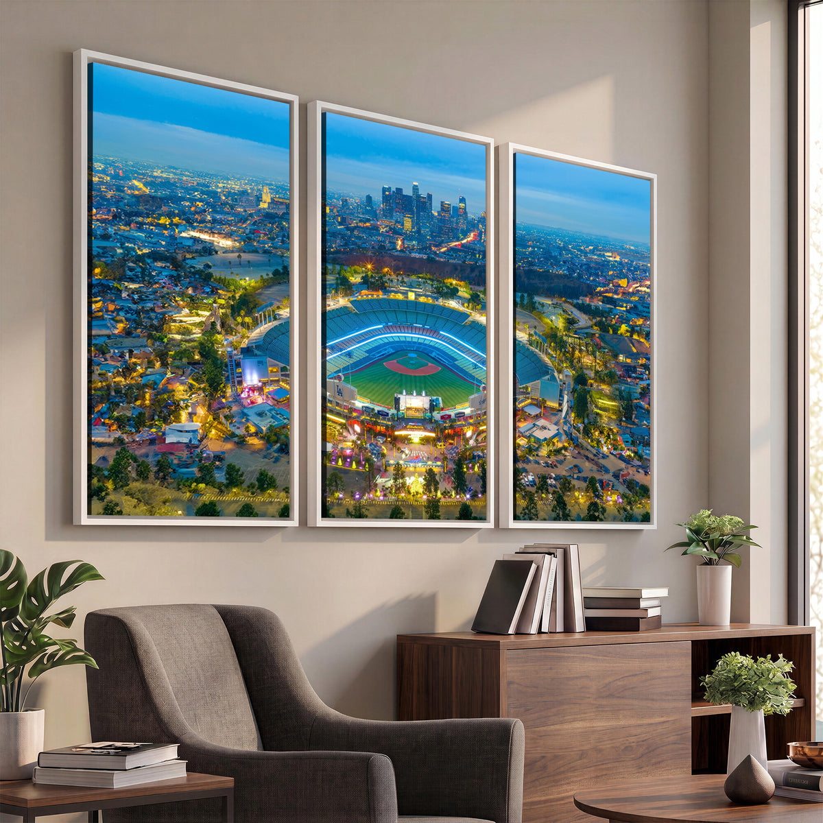 78144-MGV-CV-36X24 - Los Angeles Dodgers Wall Art Canvas, Dodger Stadium Wall Art