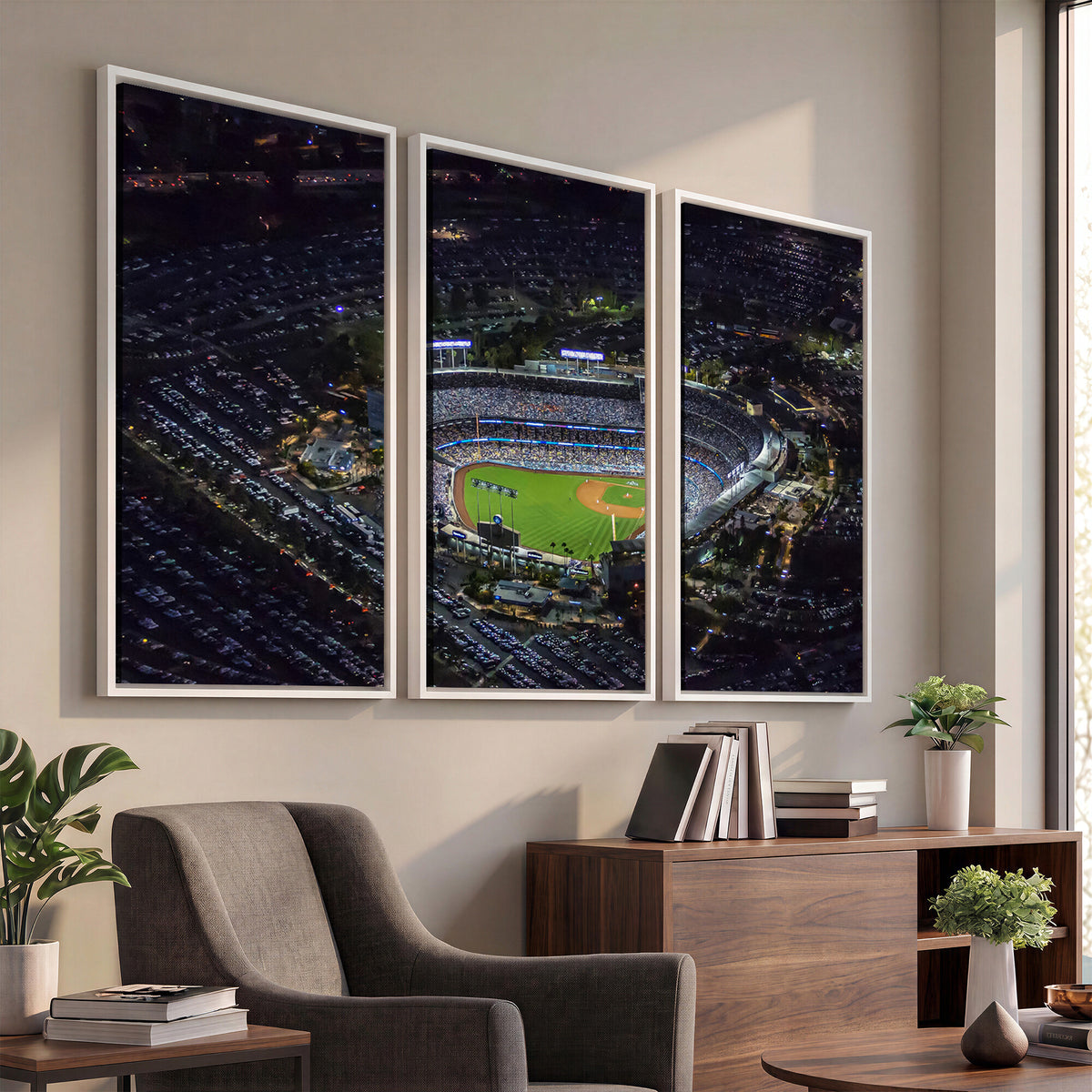 20932-MGV-CV-36X24 - Los Angeles Dodgers Dodger Stadium Wall Art Canvas Print