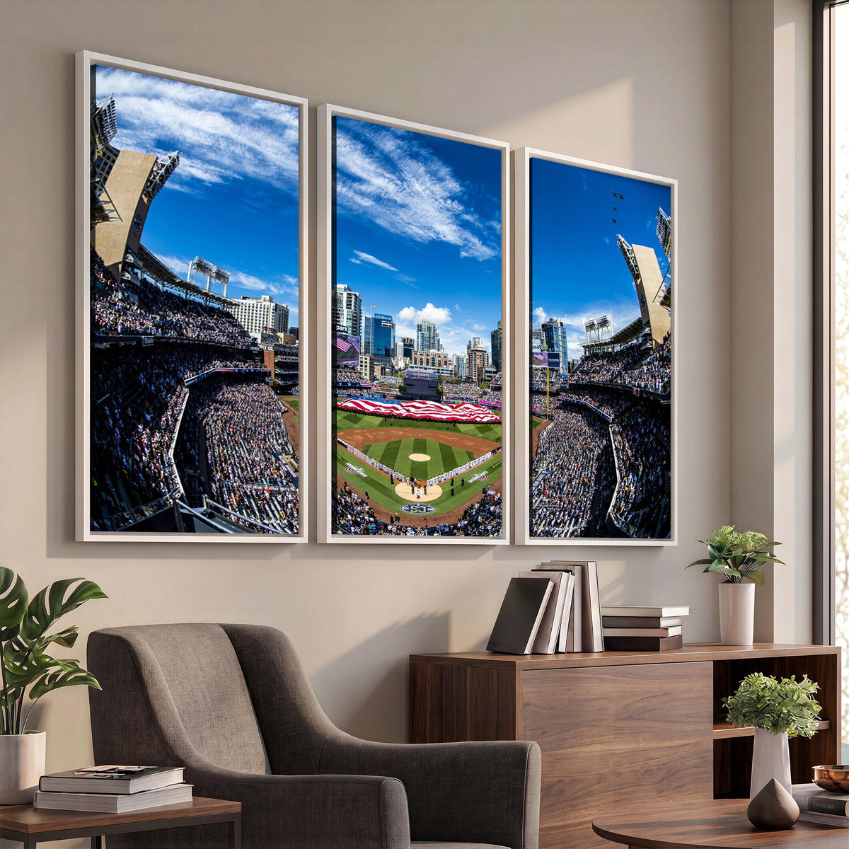 52297-MGV-CV-36X24 - San Diego Padres Baseball Team Print, Petco Park Stadium