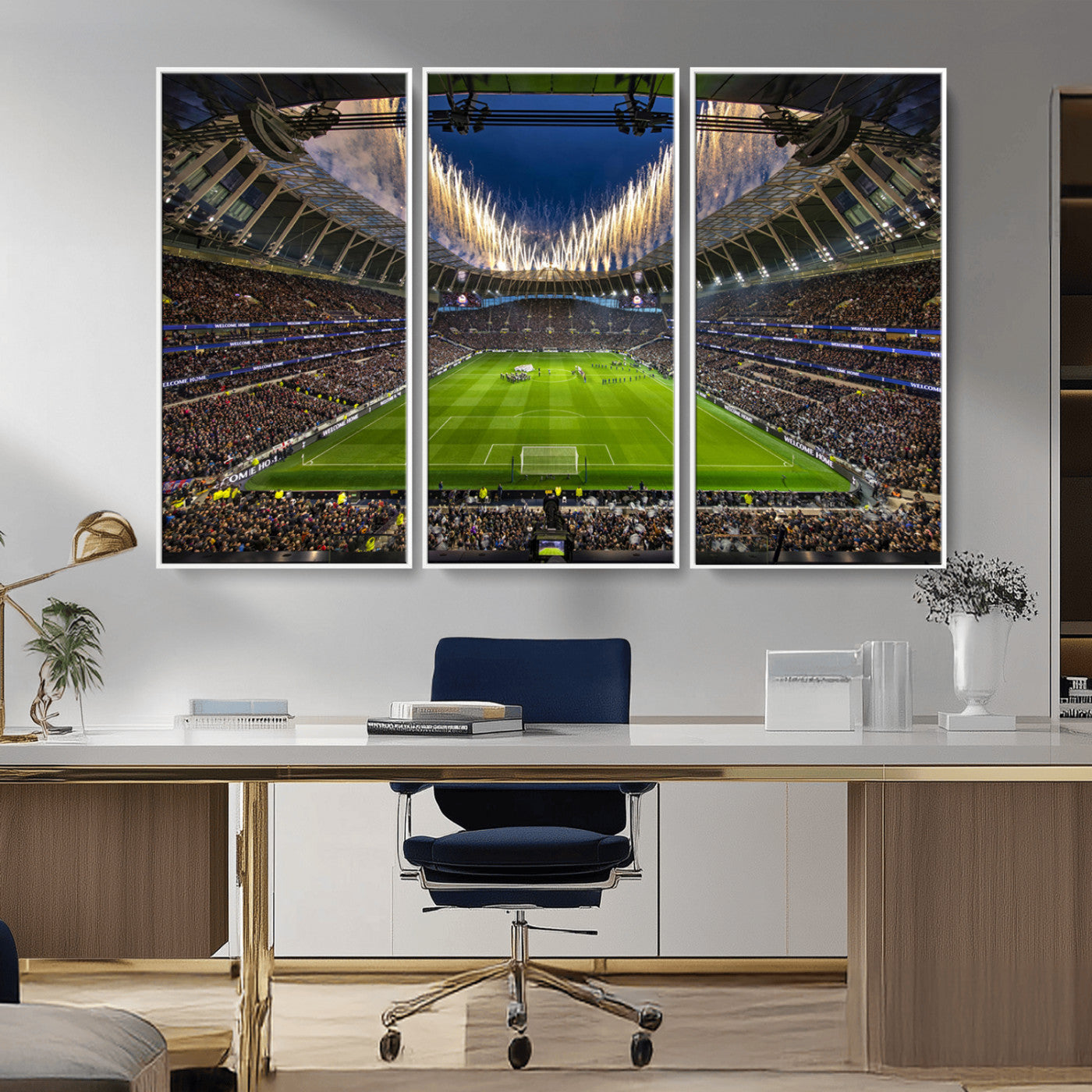 MGV-FC-48X32-3P - Tottenham Hotspur Football Team Print - London Tottenham Hotspur Stadium Wall Art Canvas Print