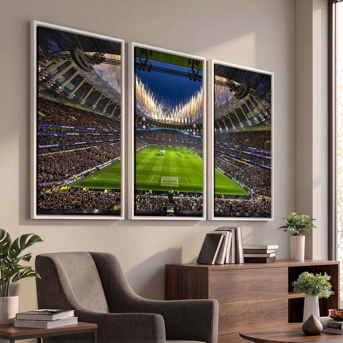 40157-MGV-CV-36X24 - Tottenham Hotspur Football Team Print, London Tottenham Hotspur Stadium Wall Art